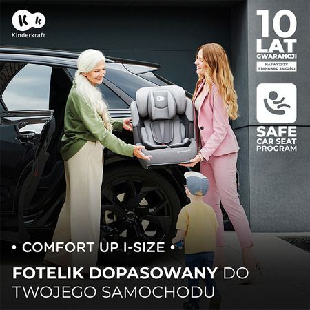 Kinderkraft Comfort Up i-Size Fotelik samochodowy 76-150 cm