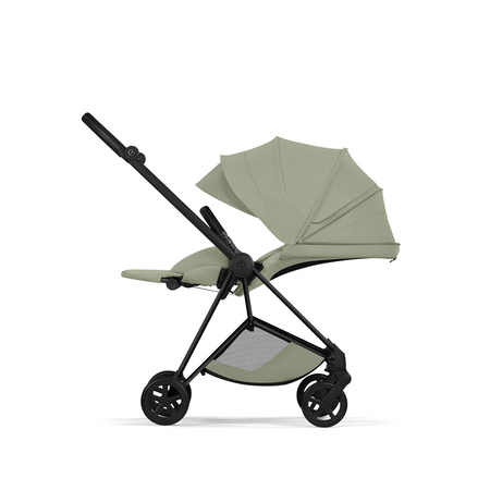 Cybex Mios 4.0 Style Matt Black Sage Green zestaw 3w1 z fotelikiem Cloud T i-Size