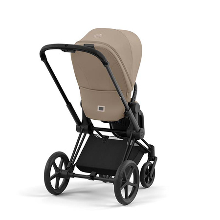 Cybex Priam 4.0 Matt Black Cozy Beige wózek spacerowy
