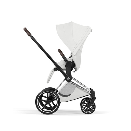 Cybex Priam 5.0 Chrome Brown Off White wózek 2w1 głęboko-spacerowy