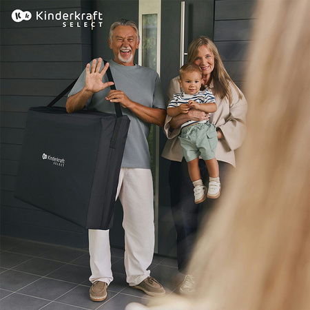 Kinderkraft Moon Dream Black łóżeczko turystyczne