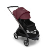 Bugaboo Dragonfly wózek spacerowy rama Graphite/ Midnight Black-Dark Cherry