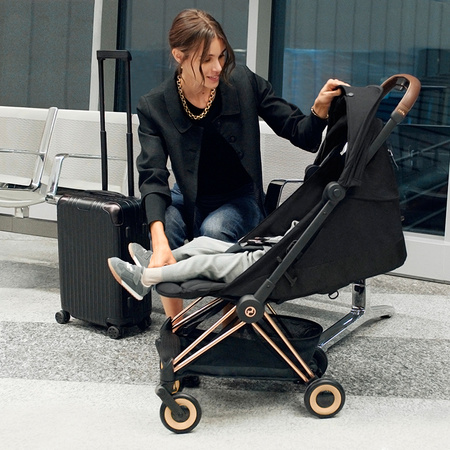 Cybex Coya Chrome Sepia Black wózek spacerowy