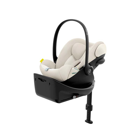 Cybex Cloud G i-Size Seashell Beige Plus fotelik z bazą G zestaw 0-13 kg