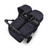 Bugaboo Donkey6 Twin Black/Deep Indigo wózek 2w1 dla bliźniąt