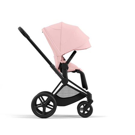 Cybex Priam 4.0 Matt Black Peach Pink wózek spacerowy