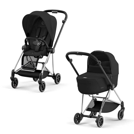 Cybex Mios Chrome Black Sepia Black wózek głęboko-spacerowy 2w1 