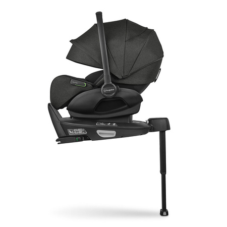 Bugaboo Otter Washed Black fotelik z Bazą 360 Isofix zestaw 0-13 kg