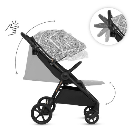 Kinderkraft Mitzy Bizuu Lunar Black wózek spacerowy