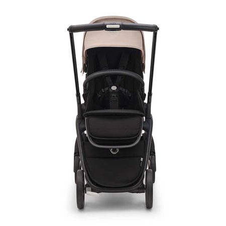 Bugaboo Dragonfly wózek spacerowy rama Black/Midnight Black-Desert Taupe