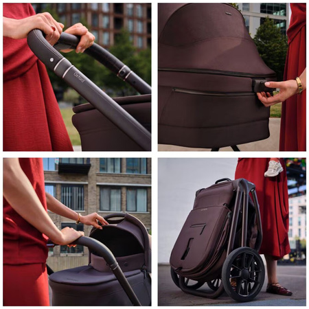 Maxi-Cosi Oxford+ wózek 2w1 z gondolą Espresso Brown