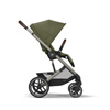 Cybex Balios S Lux 2.0 Moss Green zestaw 4w1 z fotelikiem Cloud G Plus i Bazą G