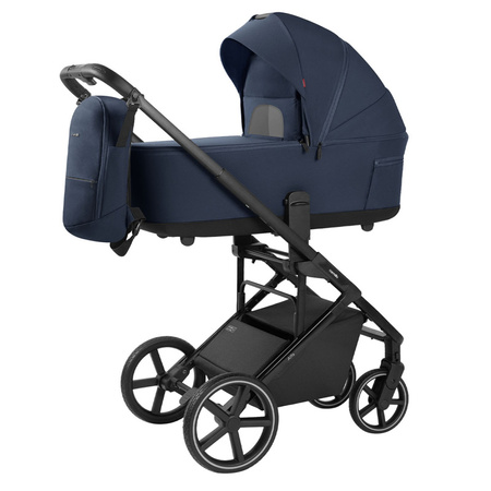 Carrello Alfa 2025 CRL-6522 Denim Blue wózek 2w1 głęboko-spacerowy