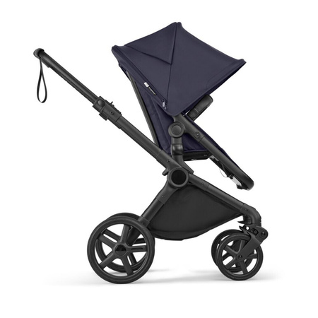 Bugaboo Cub Komplet Black/Deep Indigo wózek 2w1 głęboko-spacerowy