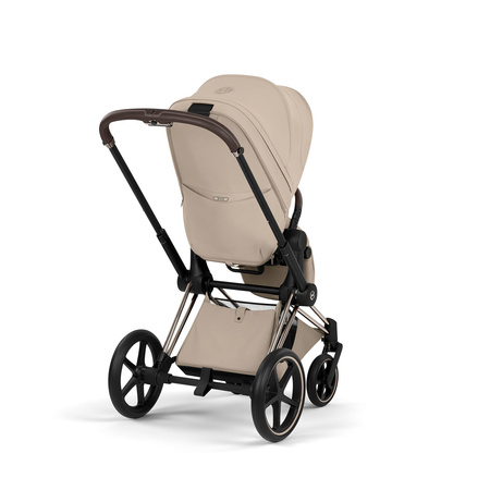 Cybex Priam 5.0 Champagne Gold Cozy Beige wózek 2w1 głęboko-spacerowy