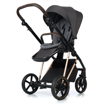 Roan IVI 2.0 Choco zestaw 3 w 1 z fotelikiem Cybex Cloud T Plus