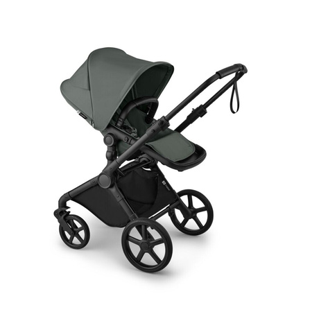 Bugaboo Cub Komplet Black/Forest Green wózek 2w1 głęboko-spacerowy