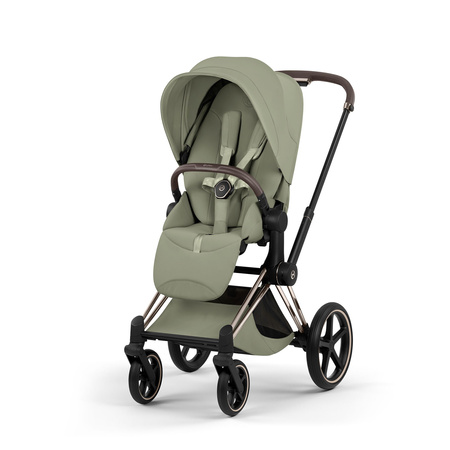 Cybex Priam 5.0 Champagne Gold Sage Green wózek 2w1 głęboko-spacerowy