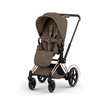 Cybex e-Priam 5.0 Rosegold Coconut Brown zestaw 3w1 z fotelikiem Cloud T i-Size