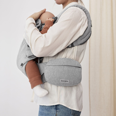 BabyBjorn Saszetka do nosidełka Woven Melange Jasny Szary
