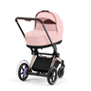 Cybex ePriam Rosegold Peach Pink wózek 2w1 głęboko-spacerowy