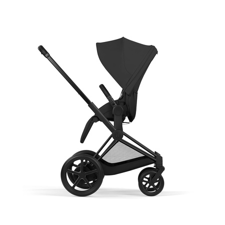 Cybex e-Priam 5.0 Comfort Matt Black Sepia Black wózek 2w1 głęboko-spacerowy
