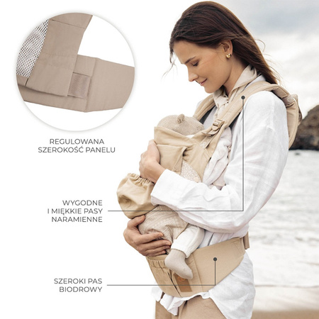 Kinderkraft Nosidełko ergonomiczna Hyggy Bizuu Lunar Black