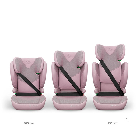 Kinderkraft Junior Fix 2 Plus i-size Różowy fotelik samochodowy 100-150 cm