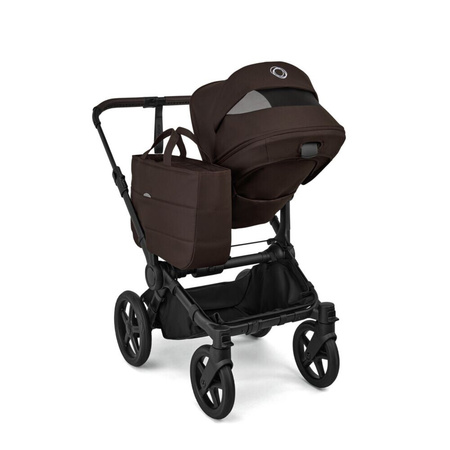 Bugaboo Donkey6 Komplet Mono Black/Cocoa Brown wózek 2w1 głęboko-spacerowy