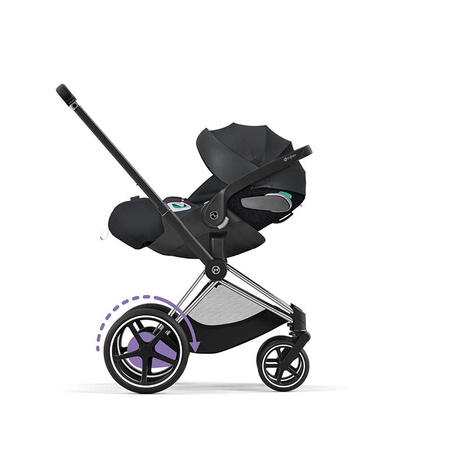 Cybex ePriam stelaż wózka spacerowego Chrome Black