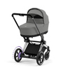 Cybex ePriam Chrome Black Mirage Grey wózek 2w1 głęboko-spacerowy