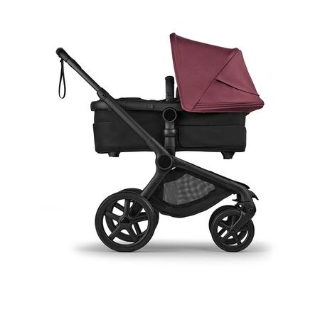 Bugaboo Fox 5 Renew Black/Black Haritage/Dark Cherry wózek 2w1 głęboko-spacerowy