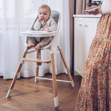 Espiro Sense Onyx Black krzesełko do karmienia