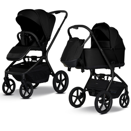 My Junior Wózek Mavi Pure Black zestaw 3w1 z fotelikiem Cybex Cloud G3 Plus