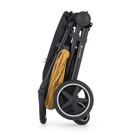 Petite&Mars Royal 3 Dense Honey stelaż Black wózek spacerowy