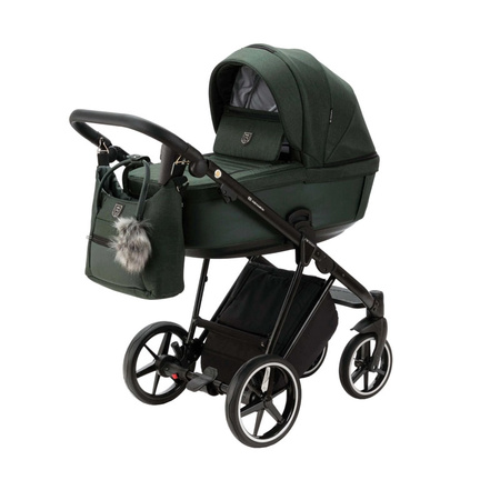 Adamex Belissa Green wózek 2w1 głęboko-spacerowy