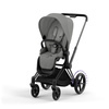 Cybex ePriam Matt Black Mirage Grey wózek 2w1 głęboko-spacerowy