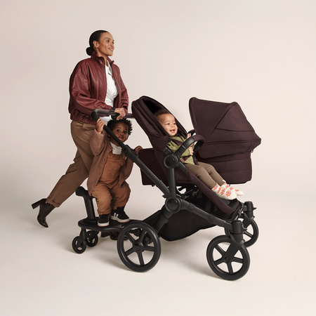 Bugaboo Donkey6 Duo Black/Desert Taupe wózek 2w1 dla dwójki dzieci w różnym wieku