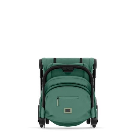 Cybex Coya Matt Black Leaf Green wózek spacerowy