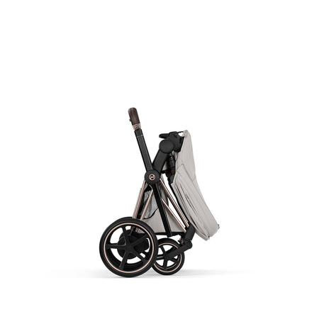 Cybex e-Priam 5.0 Rosegold City Grey wózek 2w1 głęboko-spacerowy