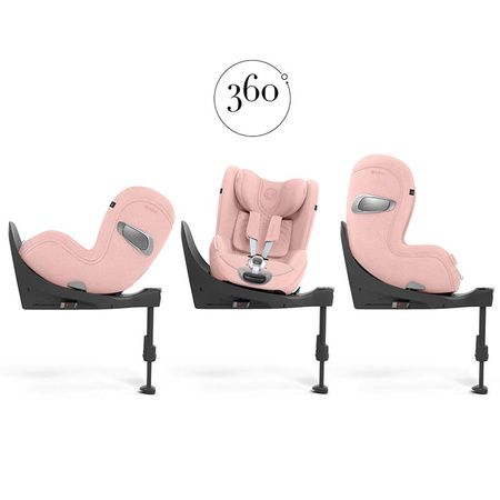 Cybex Sirona T i-Size Peach Pink Plus fotelik samochodowy 40-105 cm (9-18 kg)
