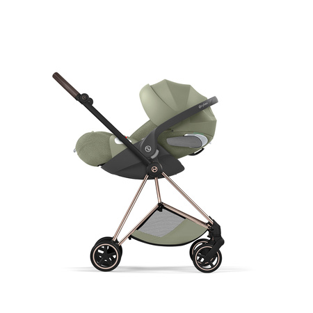Cybex Mios 4.0 Style Rosegold Sage Green zestaw 3w1 z fotelikiem Cloud T i-Size