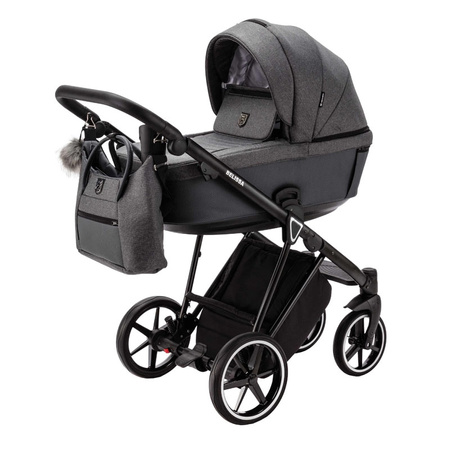 Adamex Belissa Graphite wózek 2w1 głęboko-spacerowy