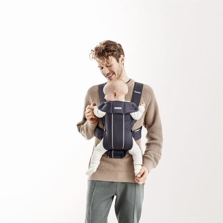 BabyBjorn nosidełko Mini 3D Mesh Szary Beż