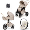 Muuvo Quick BOHO zestaw 3w1 z fotelikiem Cybex Cloud G/G Plus