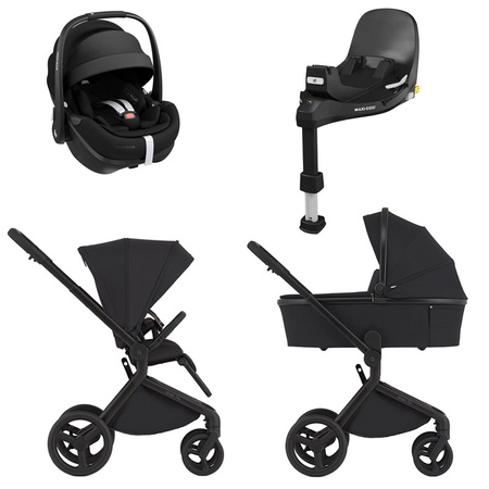 Anex Flo Lungo zestaw 4w1 z fotelikiem Maxi Cosi Pebble 360 Pro2 i bazą FamilyFix 360 Pro