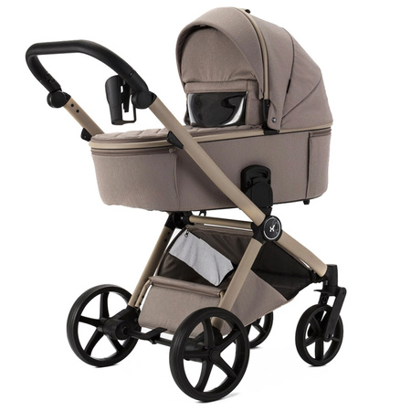 Adamex Alfa Natura Cappuccino wózek 2w1 głęboko-spacerowy