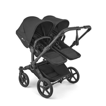 Bugaboo Donkey6 Twin Black/Heritage Black wózek 2w1 dla bliźniąt