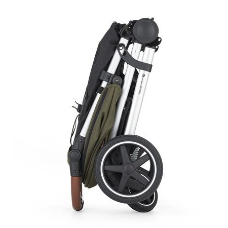 Petite&Mars Royal 3 Mature Olive stelaż Silver wózek spacerowy