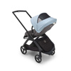 Bugaboo Dragonfly wózek spacerowy rama Black/Grey Melange-Skyline Blue